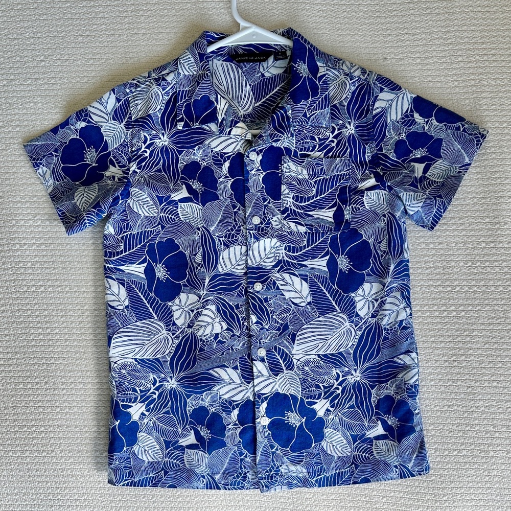 Janie and Jack Linen/Cotton shirt